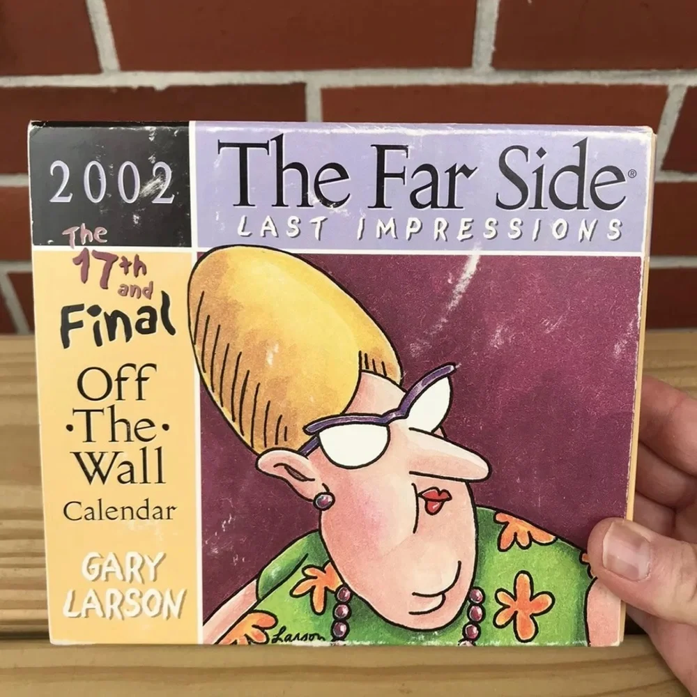 Gary Larson The Far Side 2002 Daily Desk Calendar 17th and Final Off the Wall